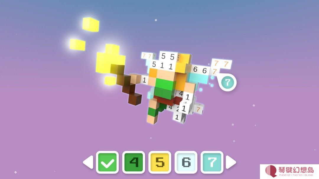 像素风3D休闲涂色游戏《彩色立方体》现已在Steam平台推出试玩Demo