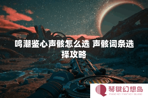 鸣潮鉴心声骸怎么选 声骸词条选择攻略