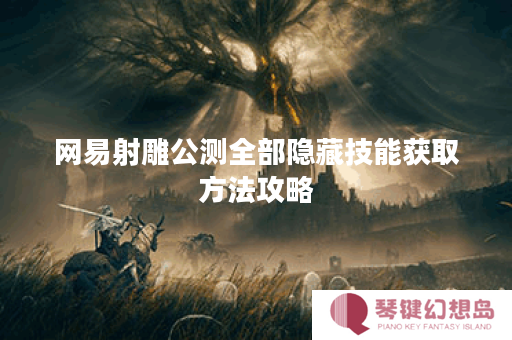 网易射雕公测全部隐藏技能获取方法攻略